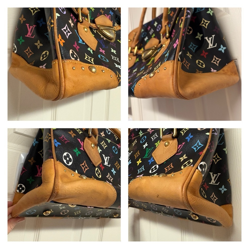 Louis Vuitton LV Murakami black multicolor Beverly handbag cute shoulder bag EUC - Picture 5 of 17